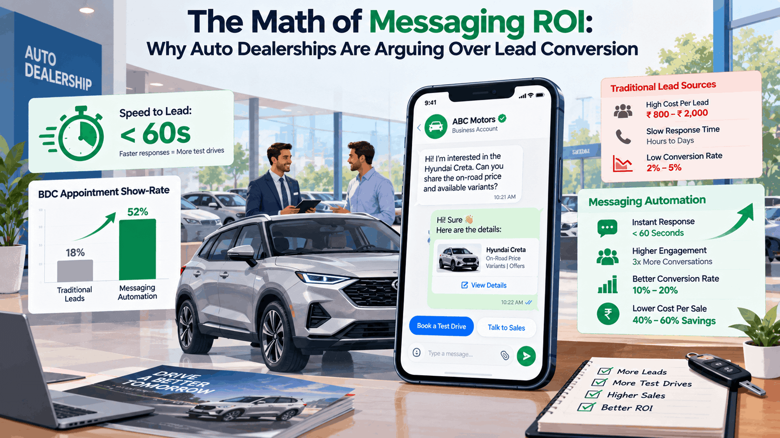 The Math of Messaging ROI: Why Auto Dealerships Are Arguing Over the Wrong Costs (2026)